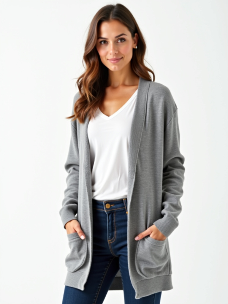 Gilet long plusieurs coloris disponibles